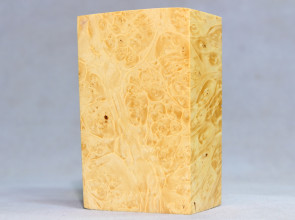 Stabilized Maple Burl Wood Mod Block